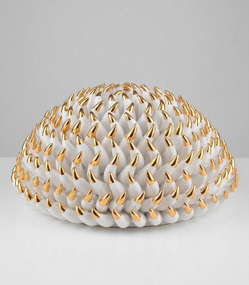 anemone bianco e oro
