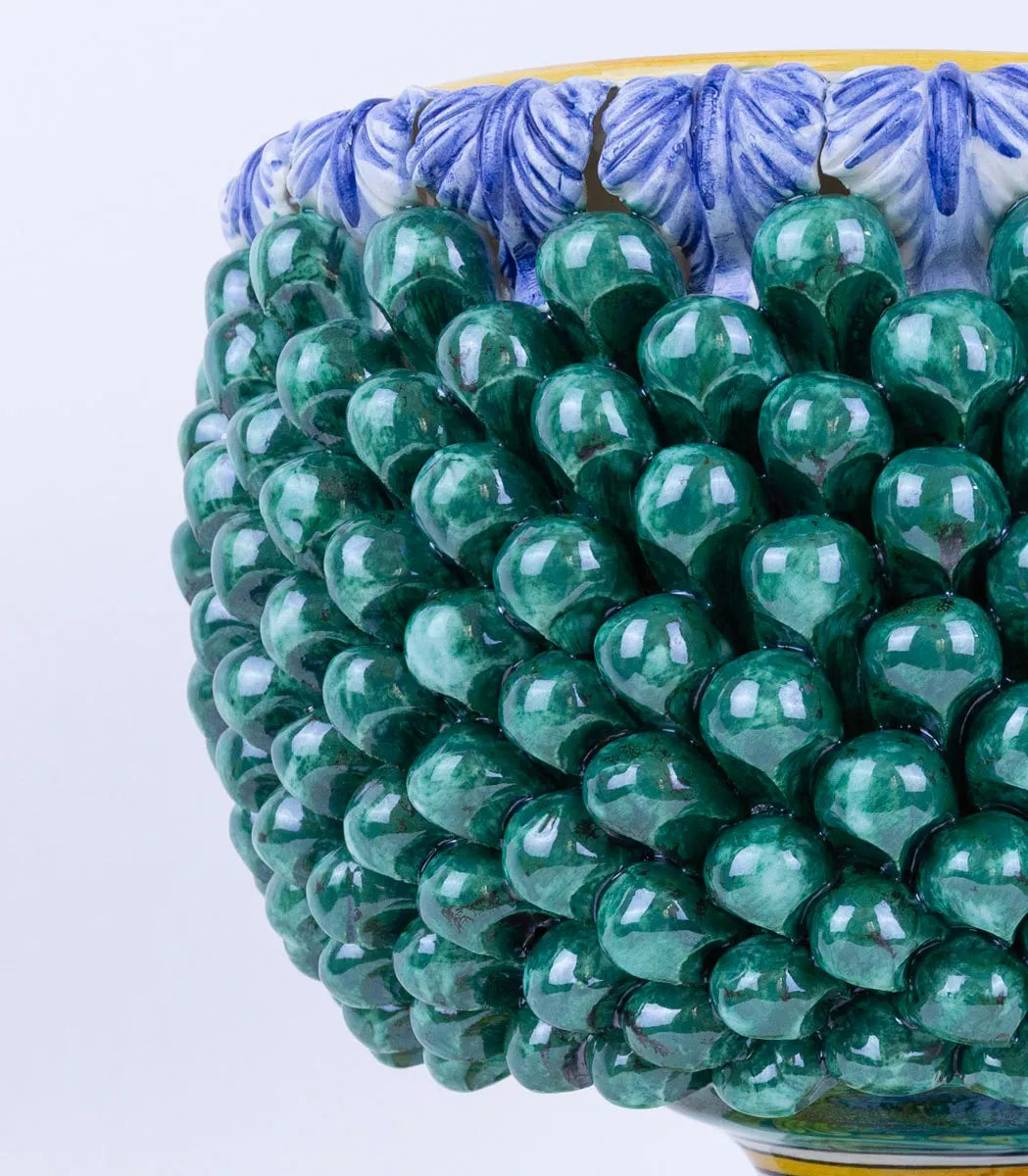 cachepot pigna ceramica