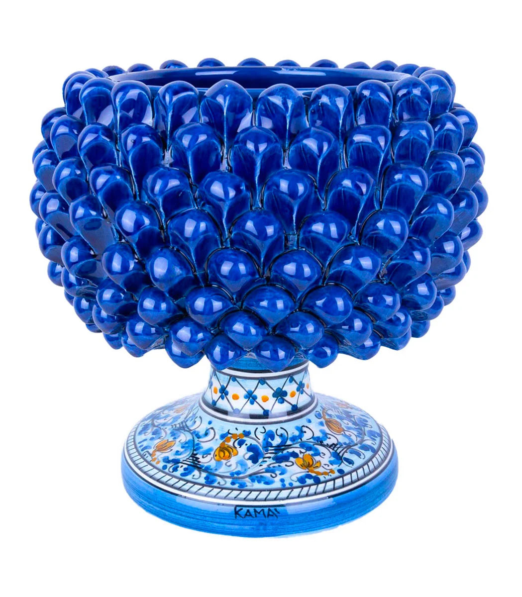 cachepot pigna blu