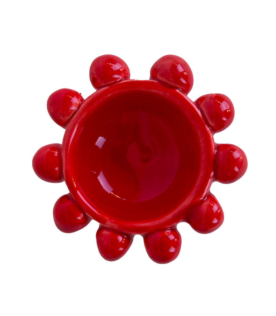 bomboniera ciotolina pigna rossa
