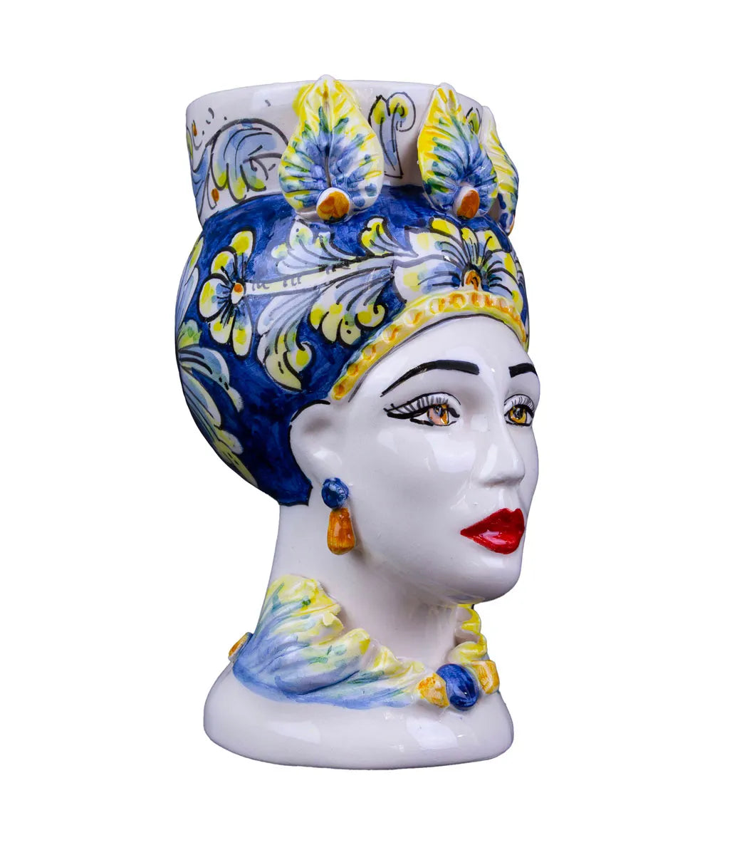 testa di moro artigianale ceramica caltagirone