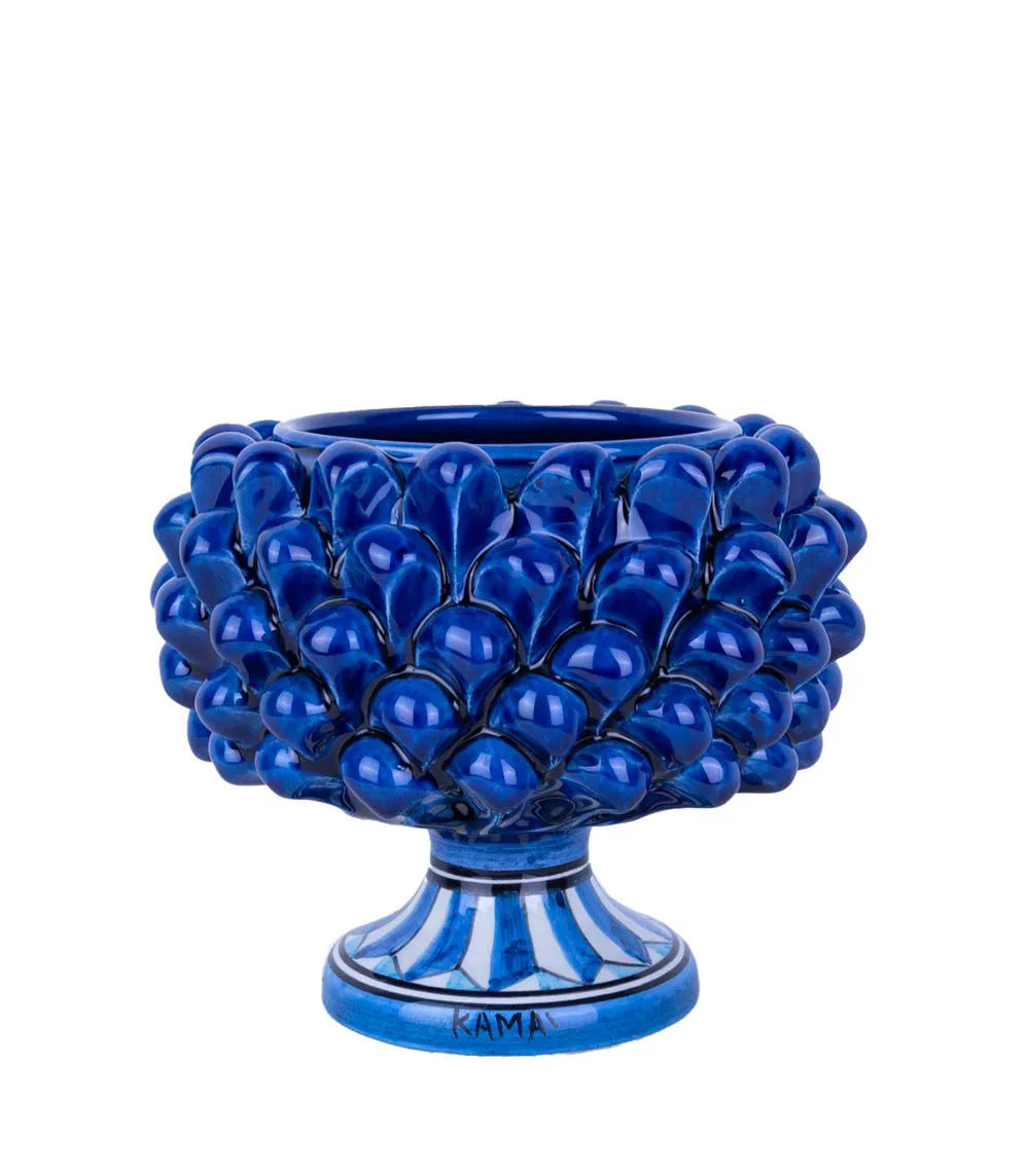 cachepot pigna blu