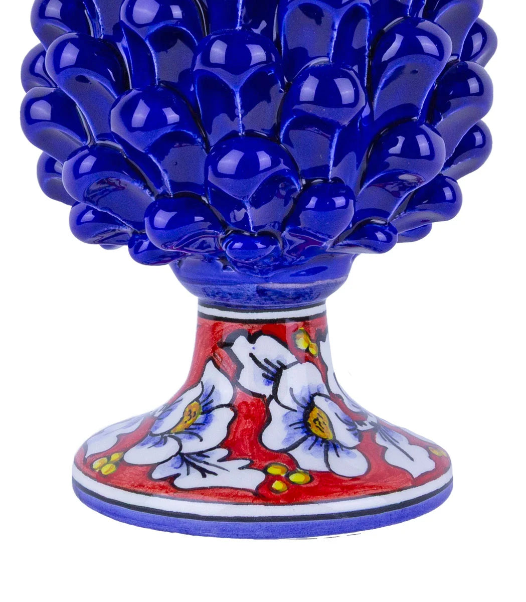 pigna ceramica blu