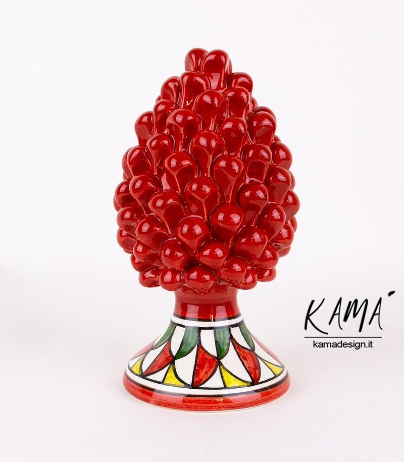 pigna ceramica rossa