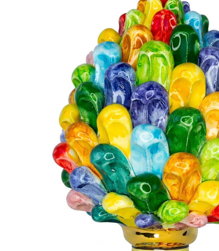 pigna multicolor e oro 