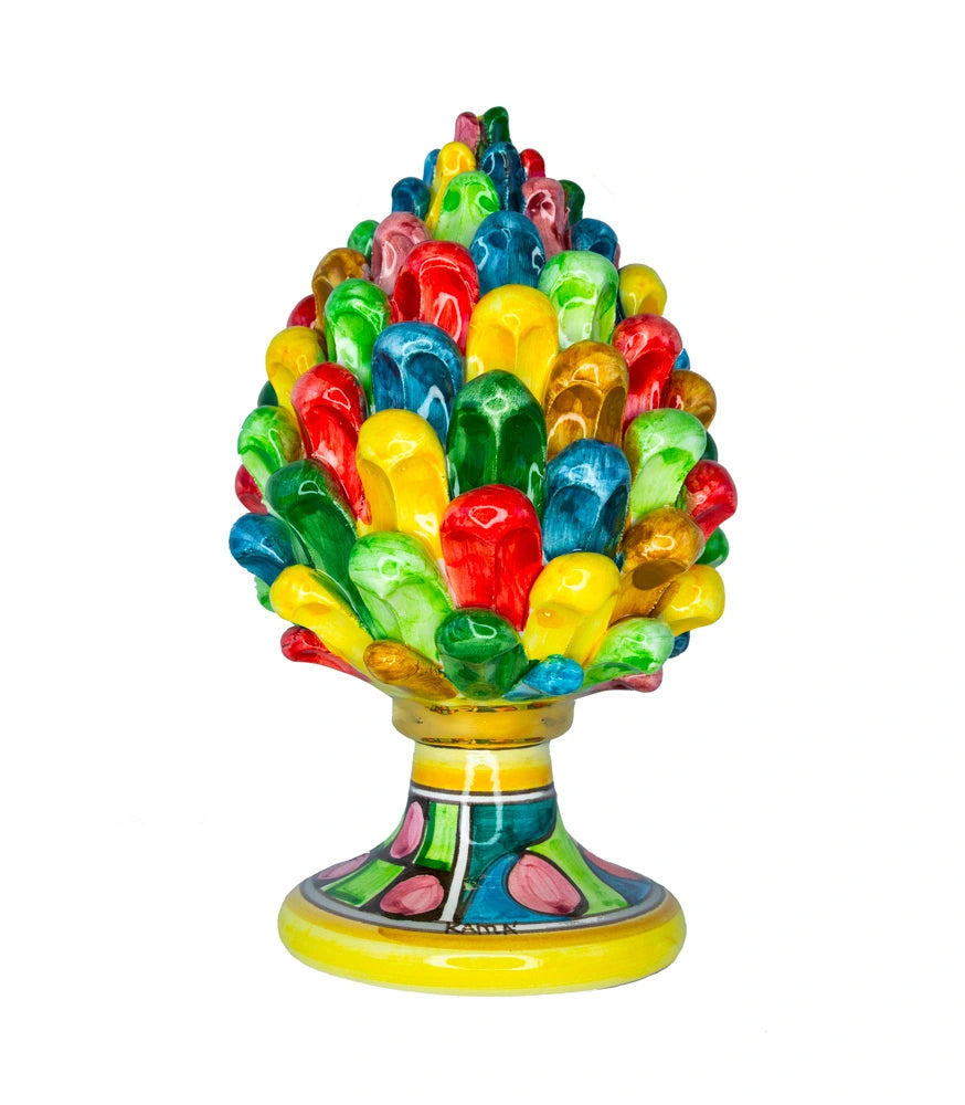 pigna multicolor e oro 