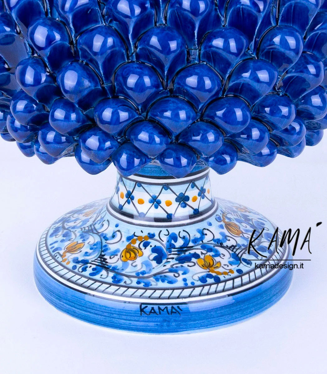 cachepot pigna blu