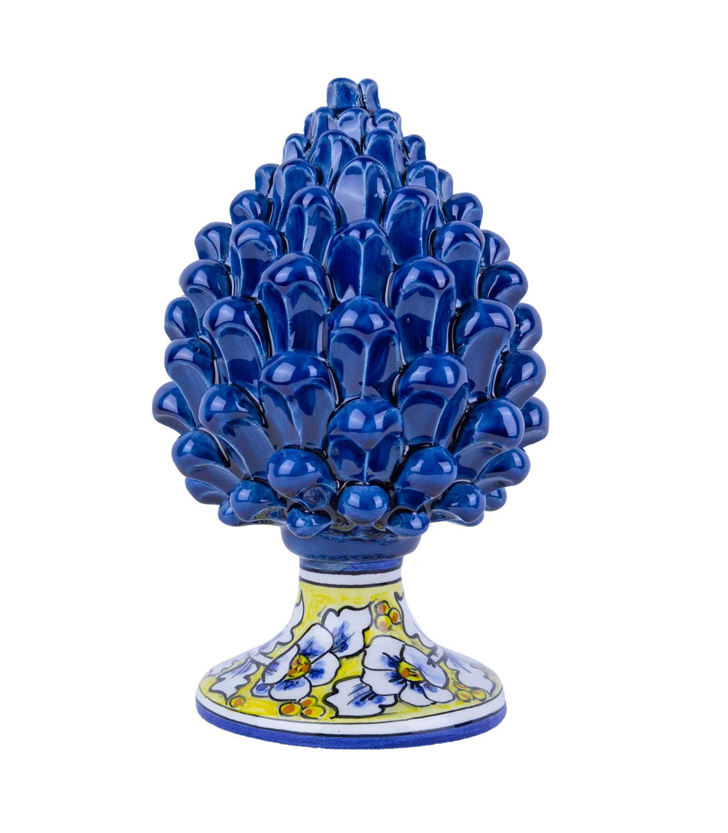 pigna ceramica blu 