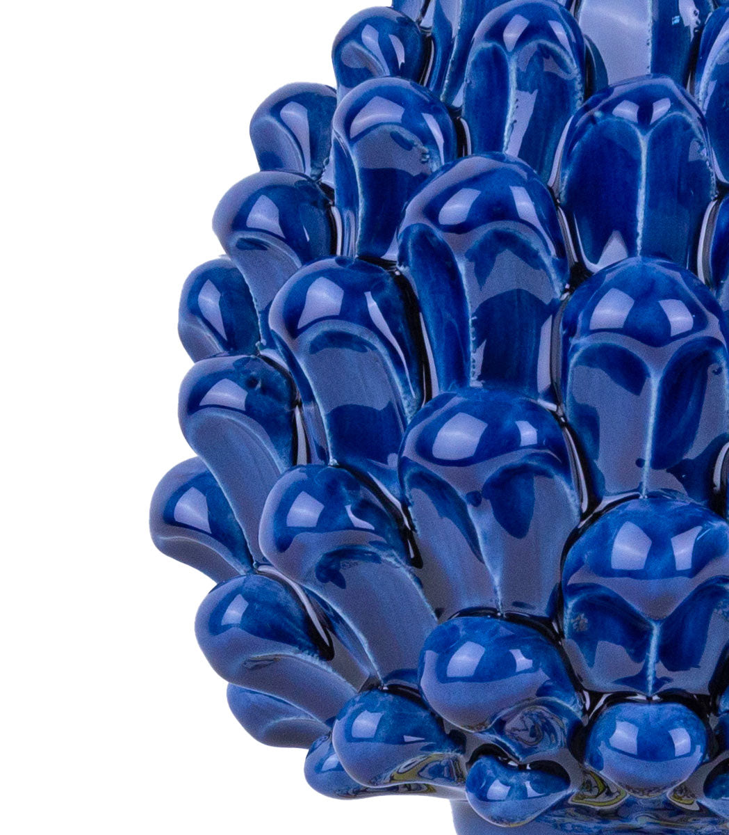 pigna ceramica blu 