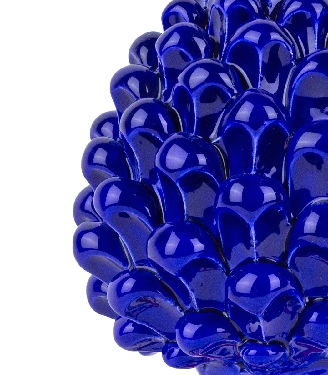 pigna ceramica blu 