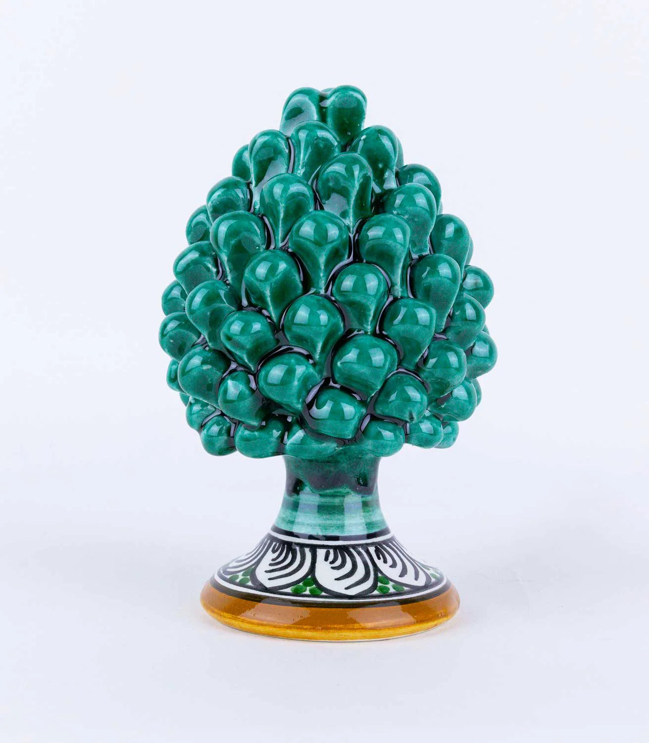 pigna verde ceramica caltagirone 